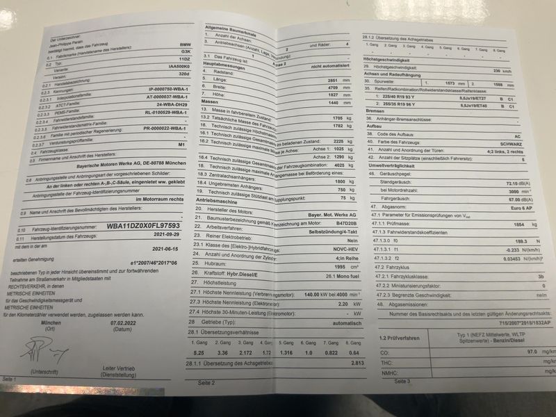 BMW 3er 320d Mild-Hybrid Advantage 2022 – снимка 21