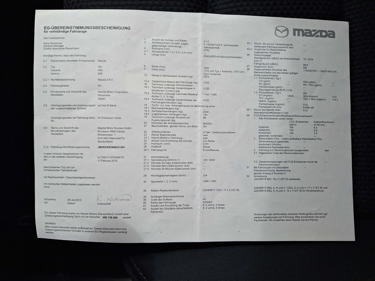 Mazda CX-5 d'occasion