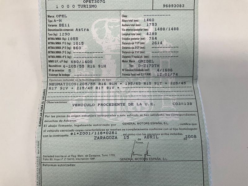 Opel Astra 1.7 CDTI Enjoy 2008 – снимка 5