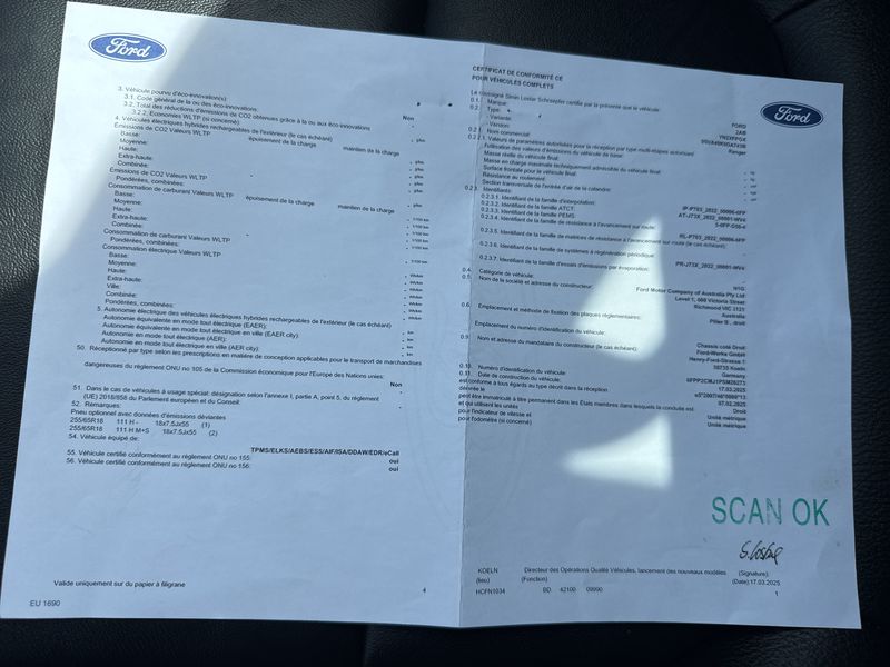 Ford Ranger 2.0 TDCi EcoBlue Wildtrak e-4WD Doppelkabine — zdjęcie 17