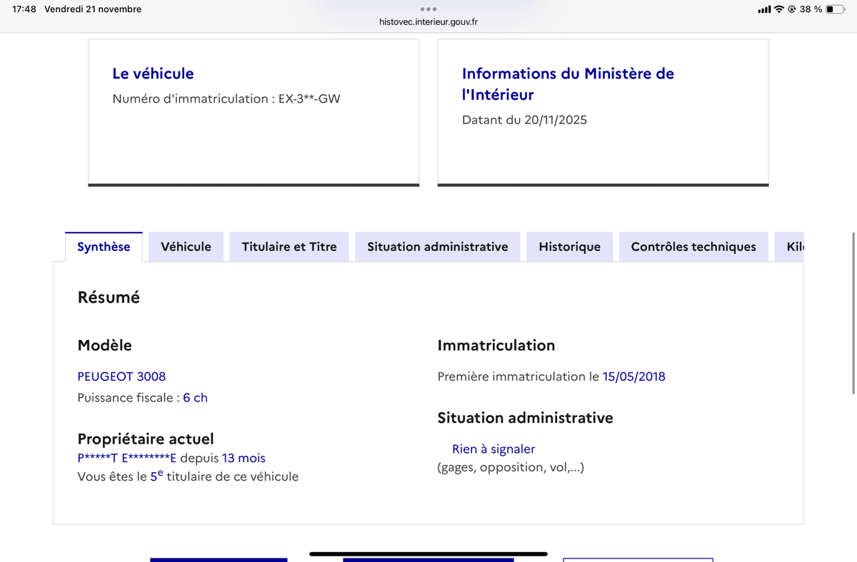 Peugeot 3008 d'occasion