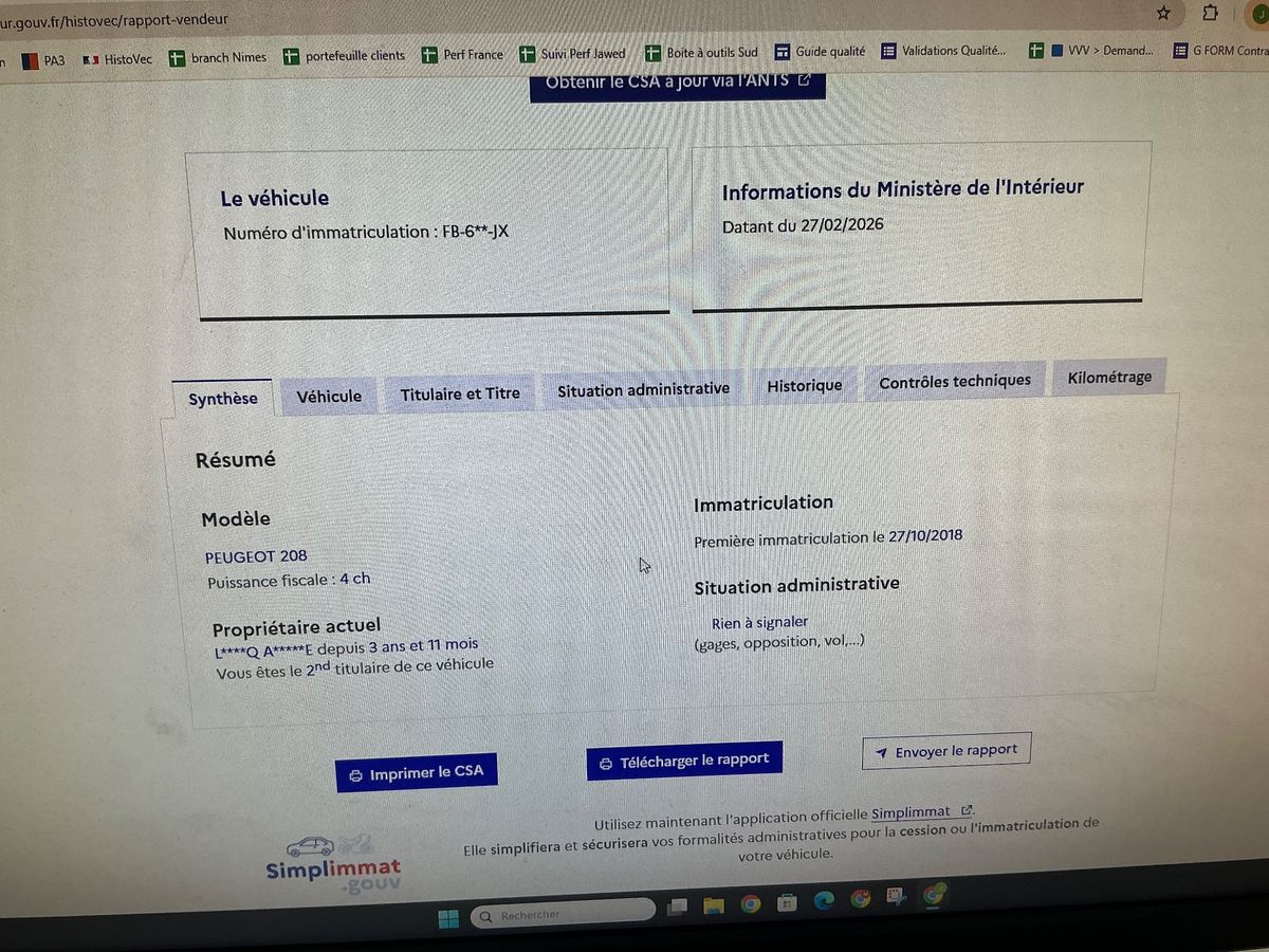 Peugeot 208 d'occasion