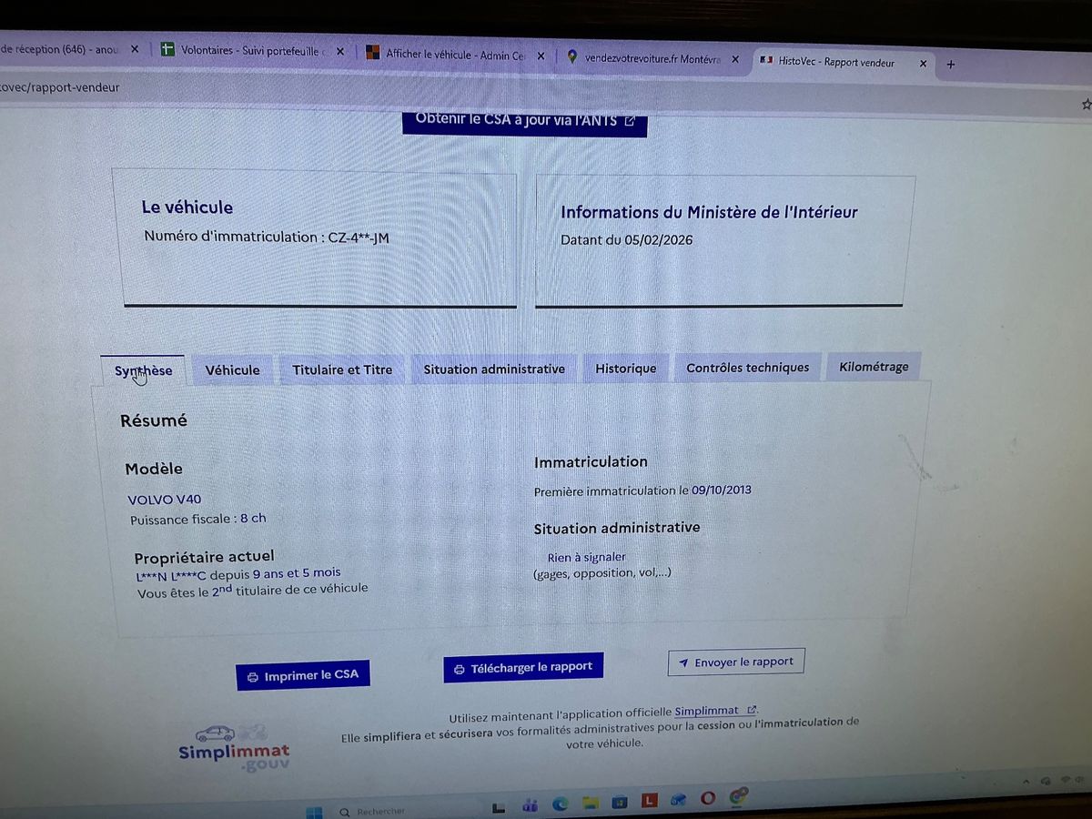 Volvo V40 d'occasion