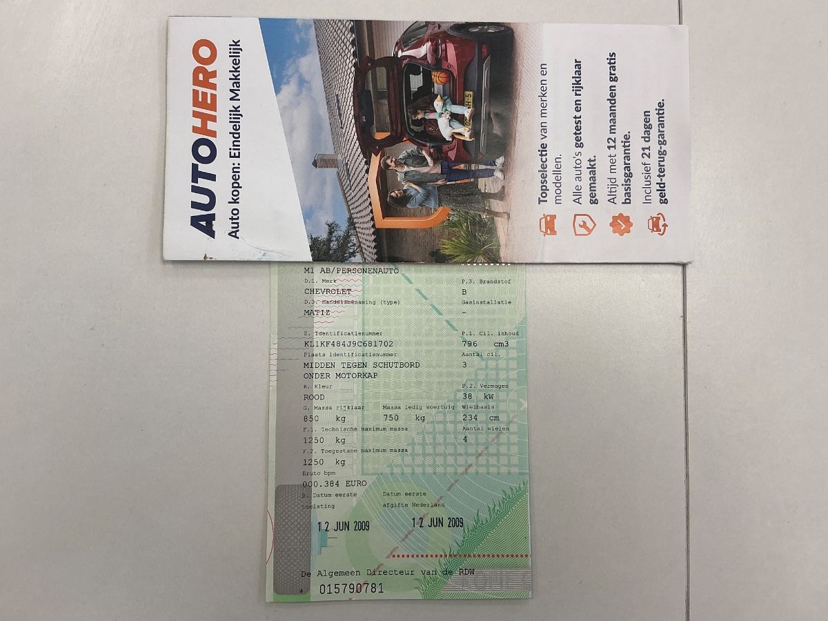 Chevrolet Matiz d'occasion