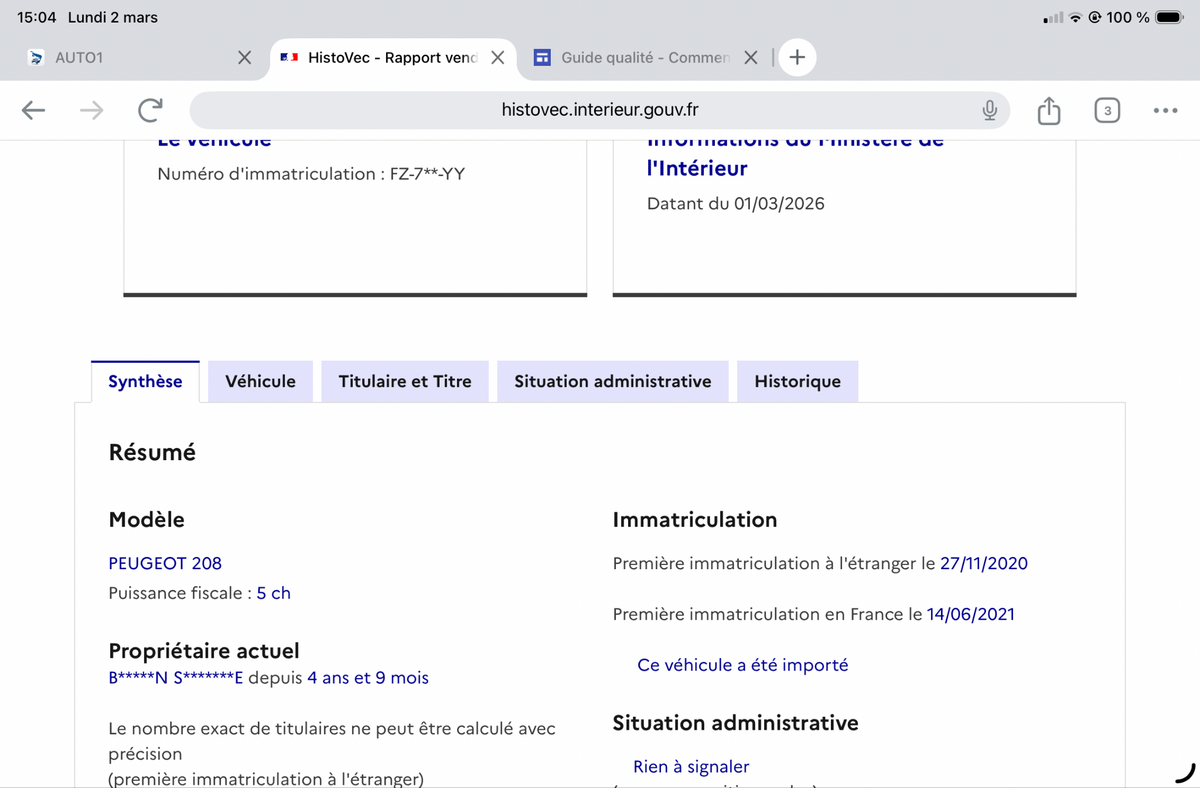 Peugeot 208 d'occasion