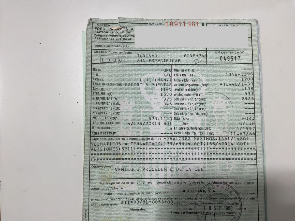 Ford Escort 1.6