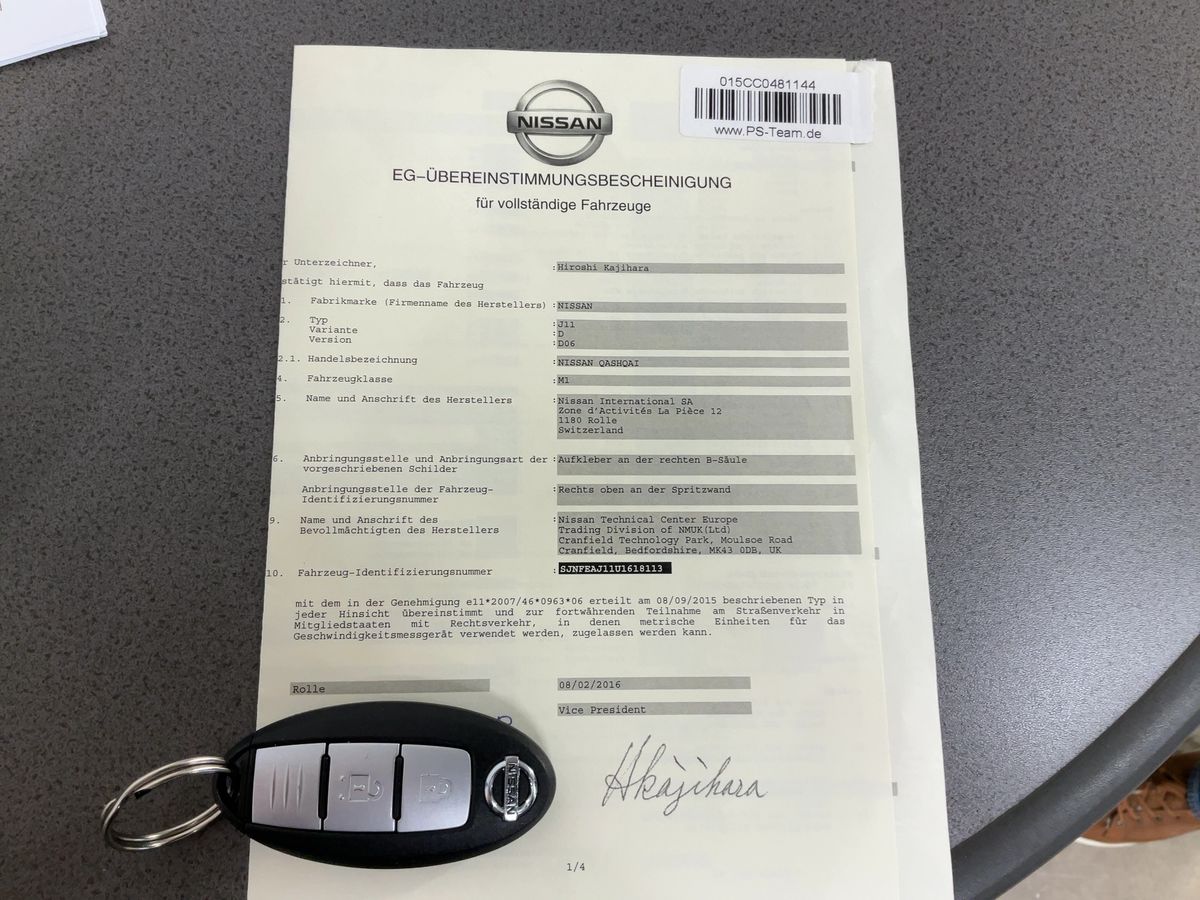 Nissan Qashqai d'occasion