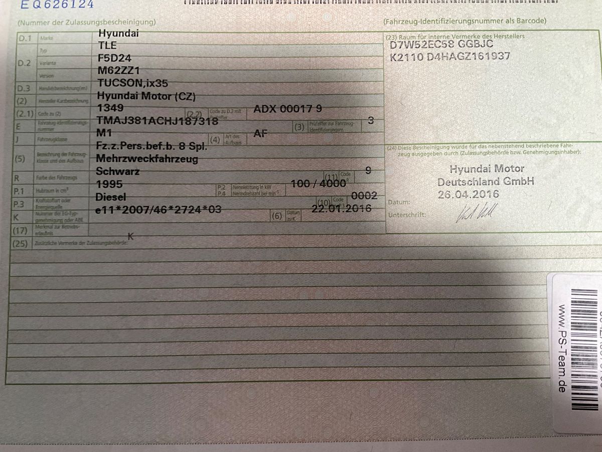 Hyundai Tucson d'occasion