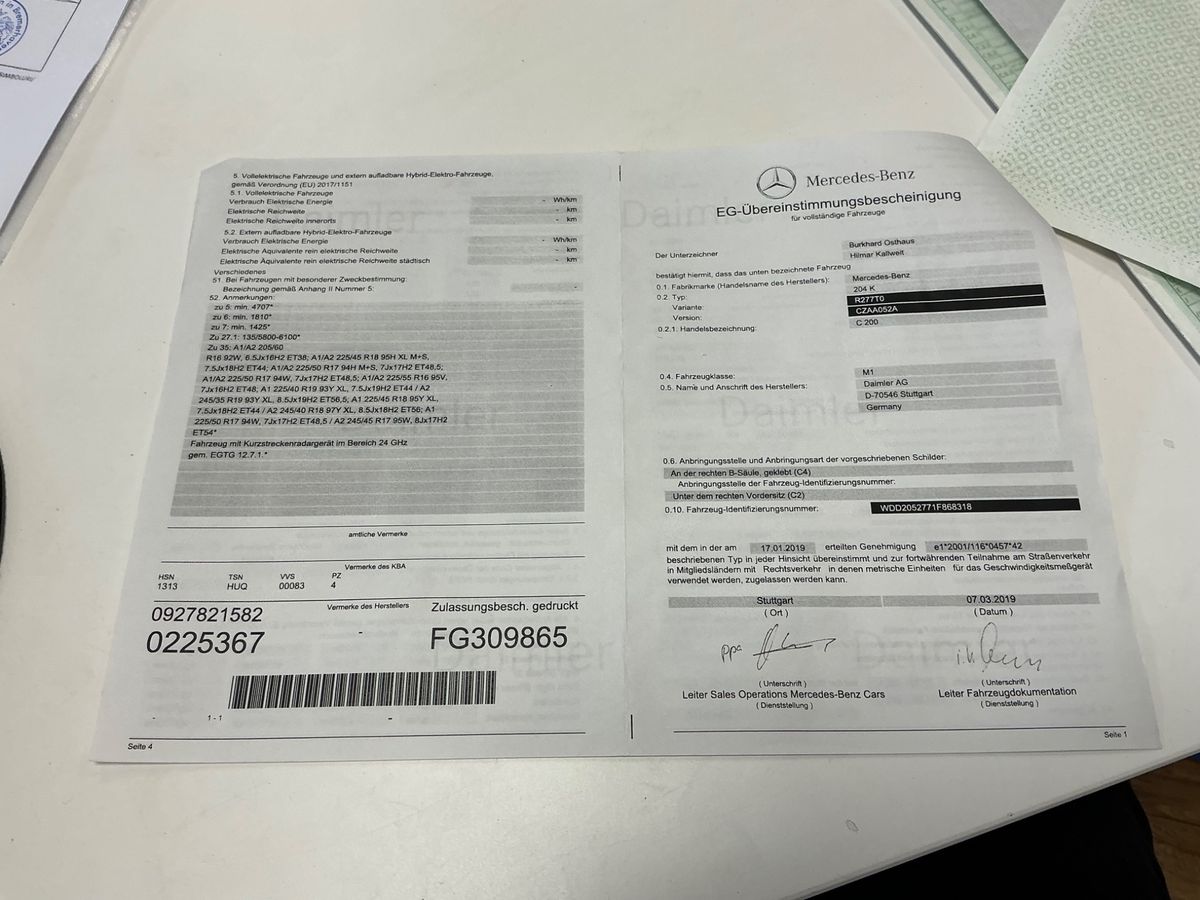 Mercedes-Benz C-Klasse C 200 Mild-Hybrid T Avantgarde