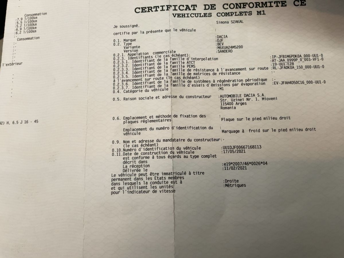 Dacia Sandero d'occasion