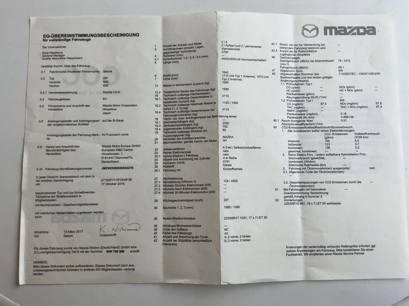 Mazda CX-5 2.2 Turbodiesel Nakama Intense AWD — zdjęcie 16