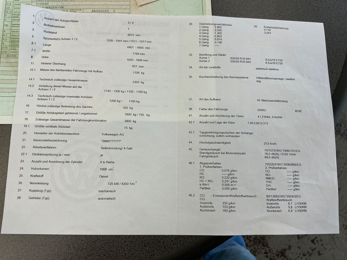 Volkswagen Touran d'occasion