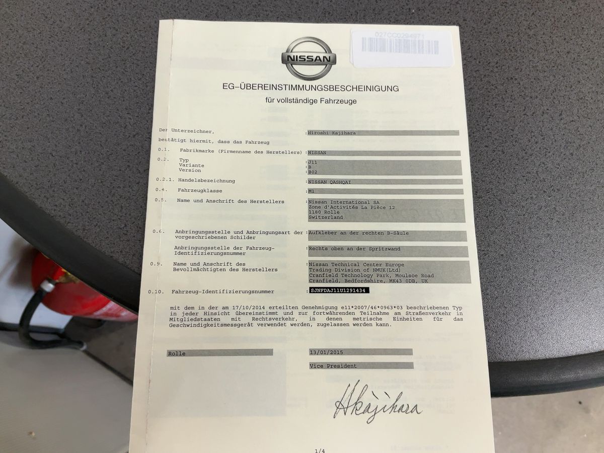 Nissan Qashqai d'occasion