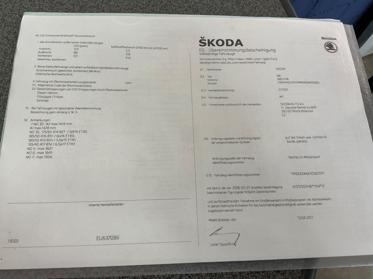 Skoda Citigo d'occasion