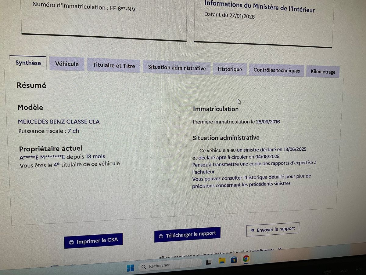 Mercedes-Benz CLA-Klasse d'occasion