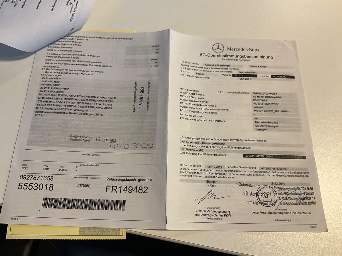 Mercedes-Benz CLA-Klasse d'occasion