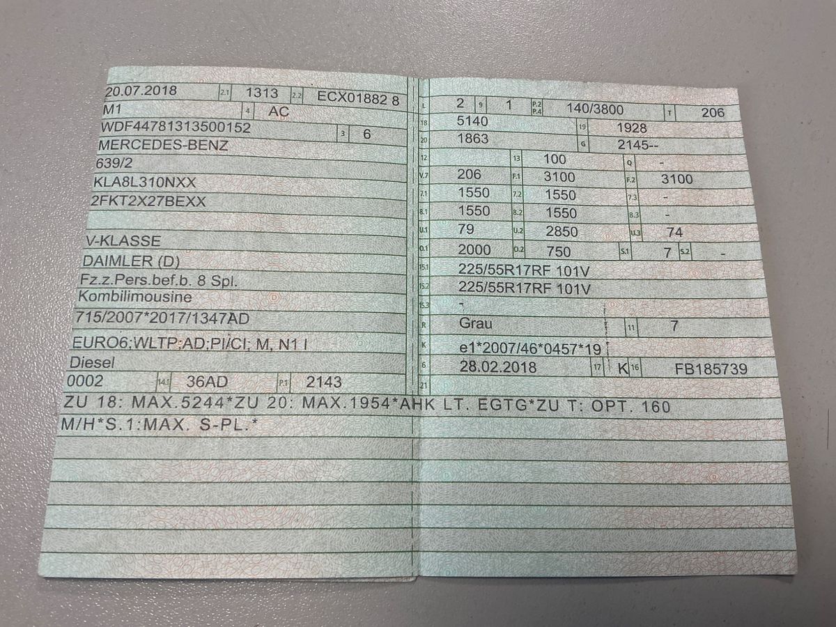 Mercedes-Benz V-Klasse d'occasion