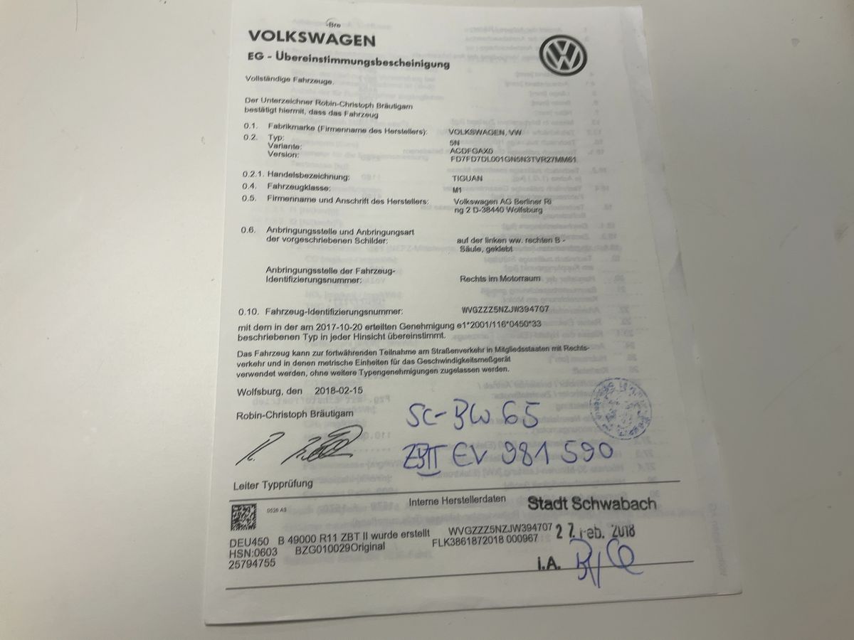 Volkswagen Tiguan d'occasion