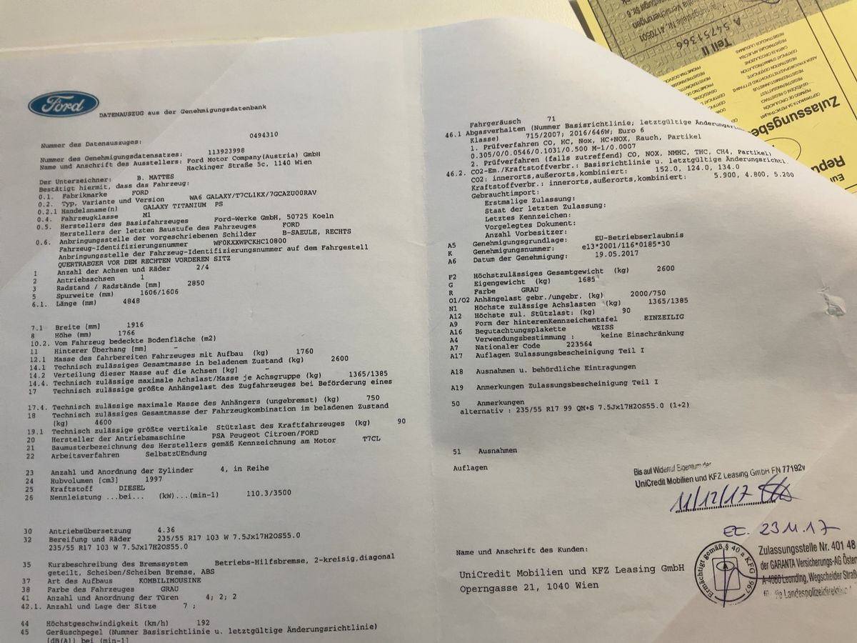 Ford Galaxy d'occasion