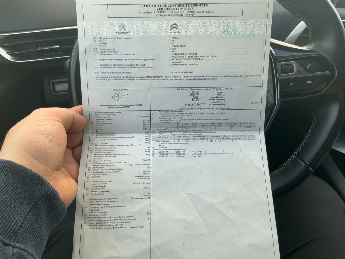 Peugeot 3008 d'occasion