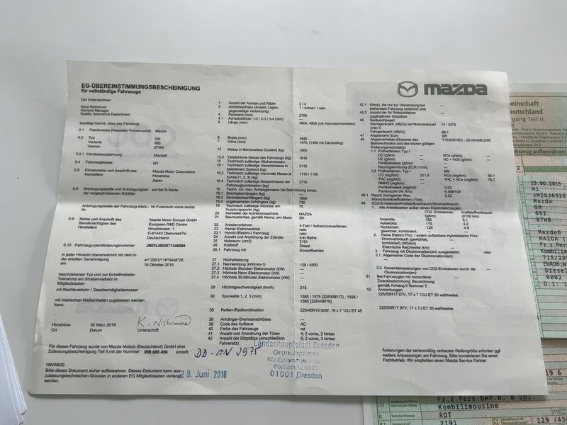 Mazda 6 2.2 Turbodiesel Sports-Line — zdjęcie 16