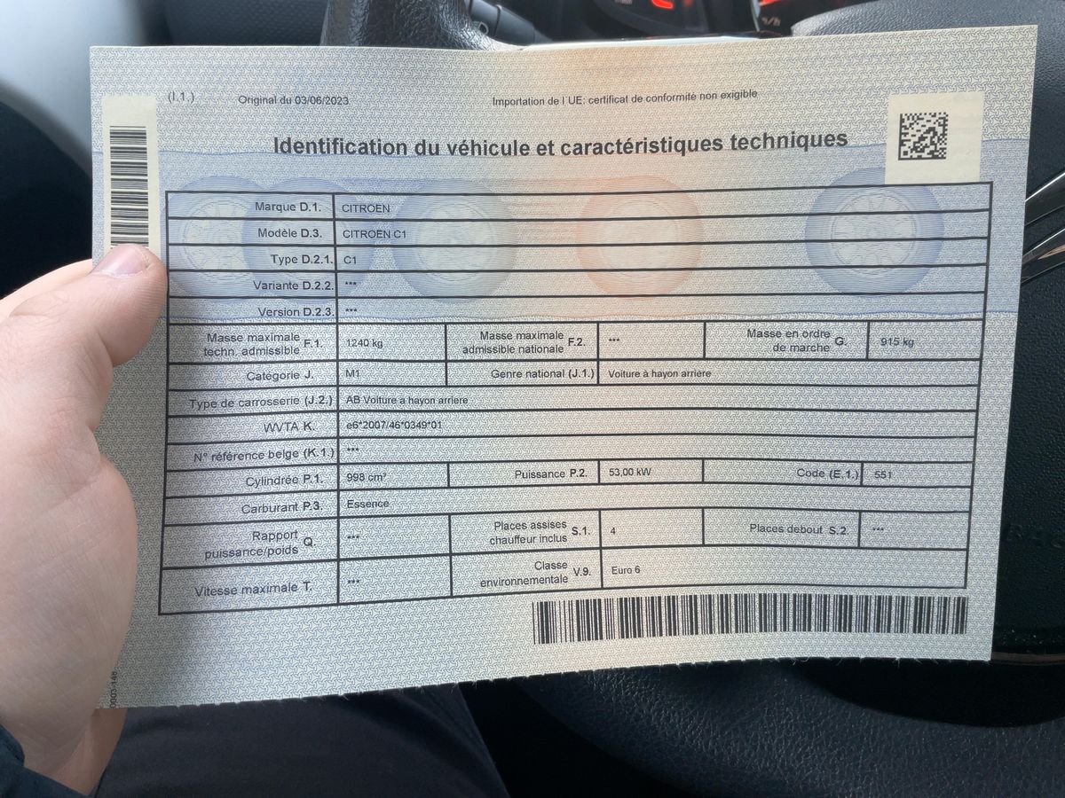 Citroen C1 d'occasion