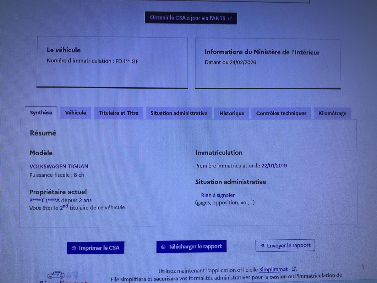 Volkswagen Tiguan d'occasion