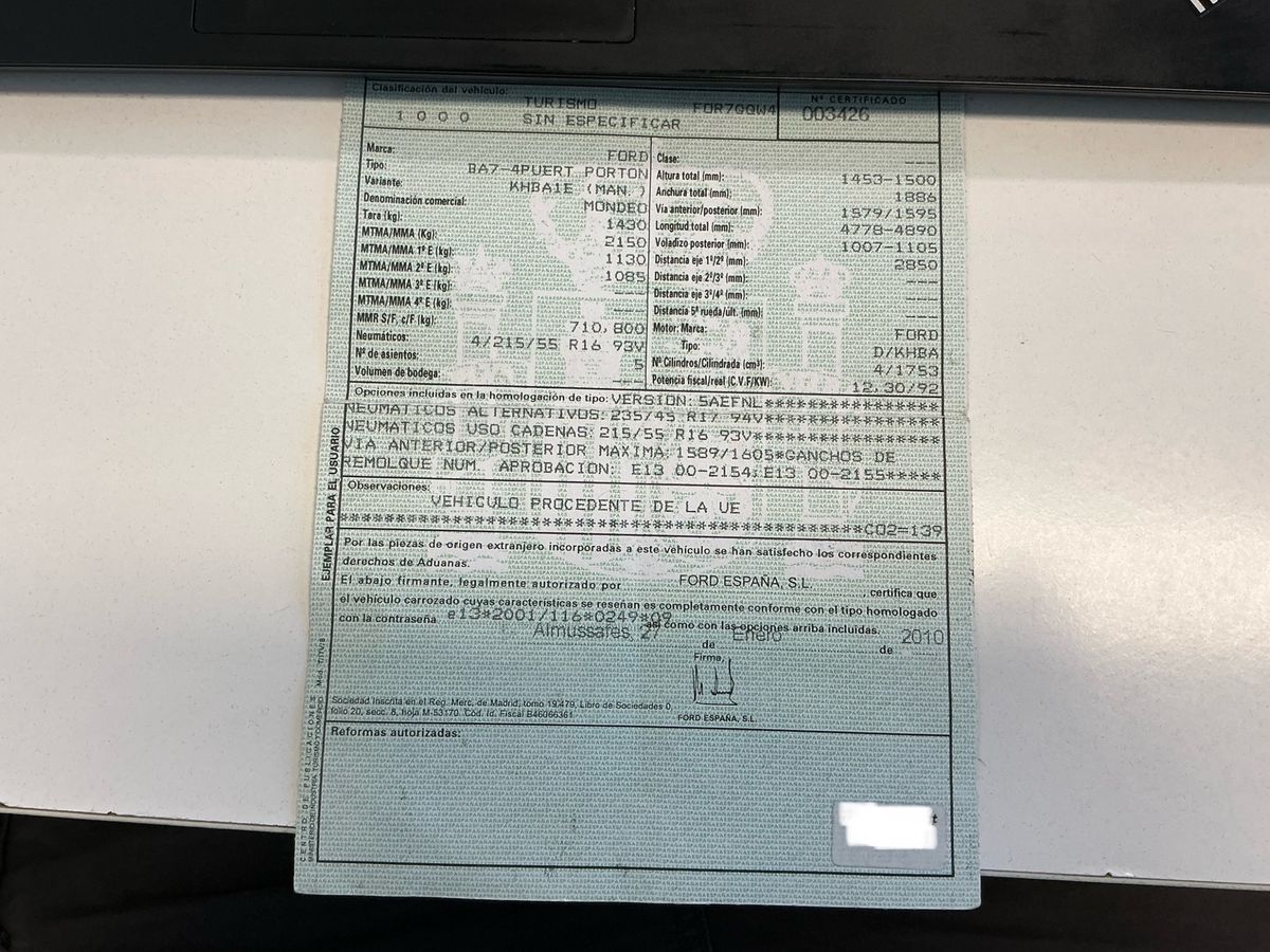 Ford Mondeo 1.8 TDCi Trend