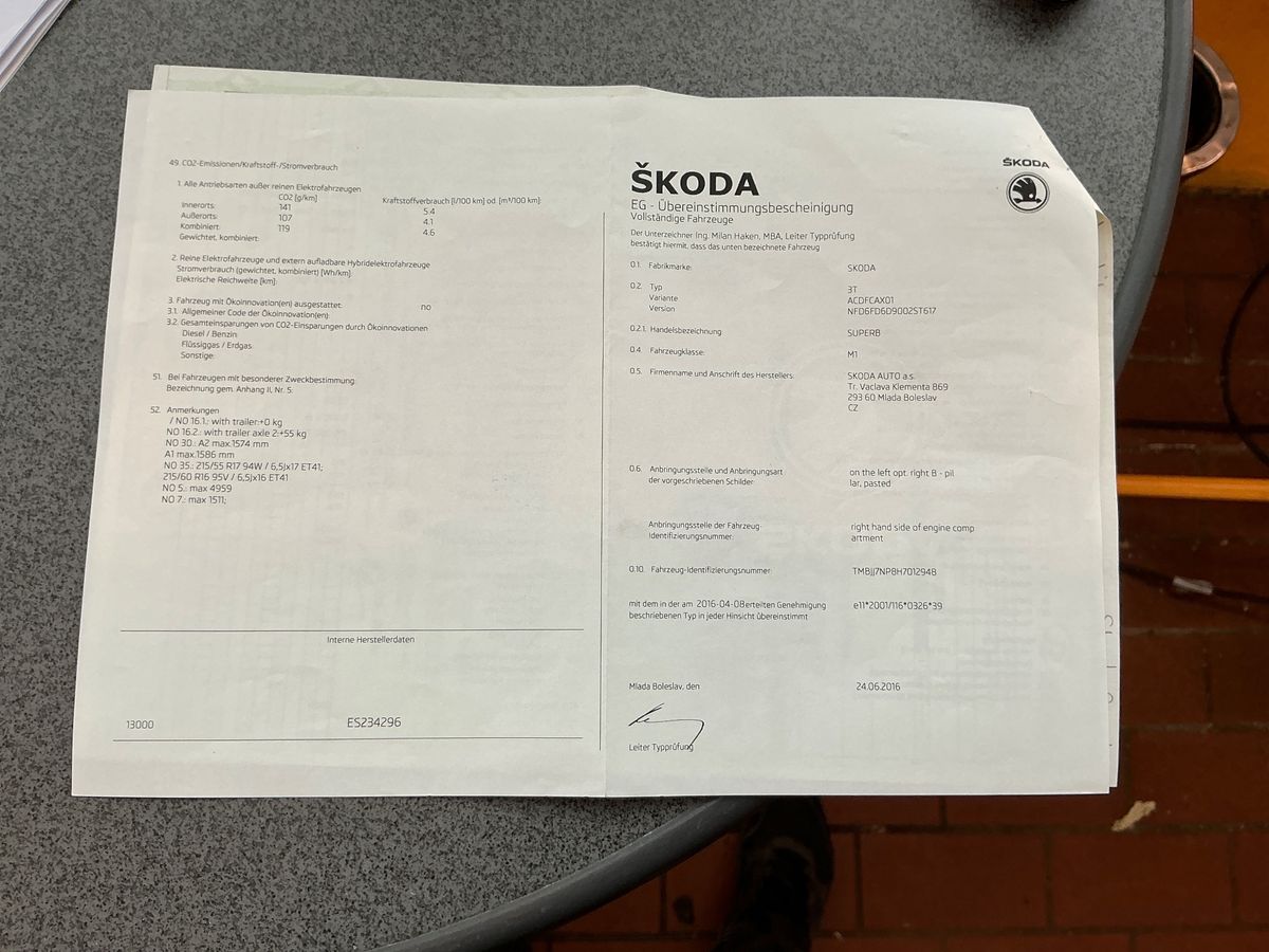 Skoda Superb d'occasion