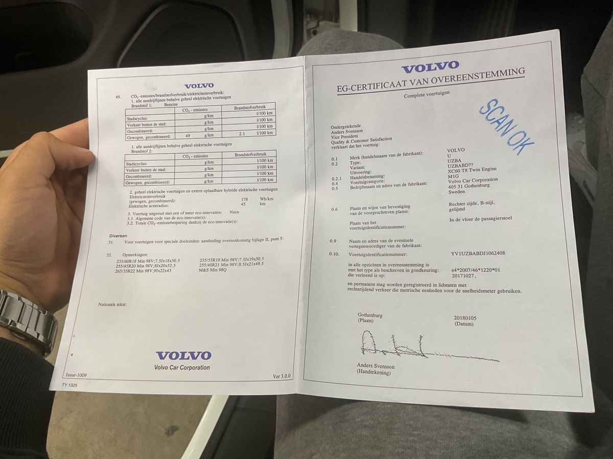 Volvo XC60 2.0 T8 Plug-in Hybrid Inscription Luxe AWD