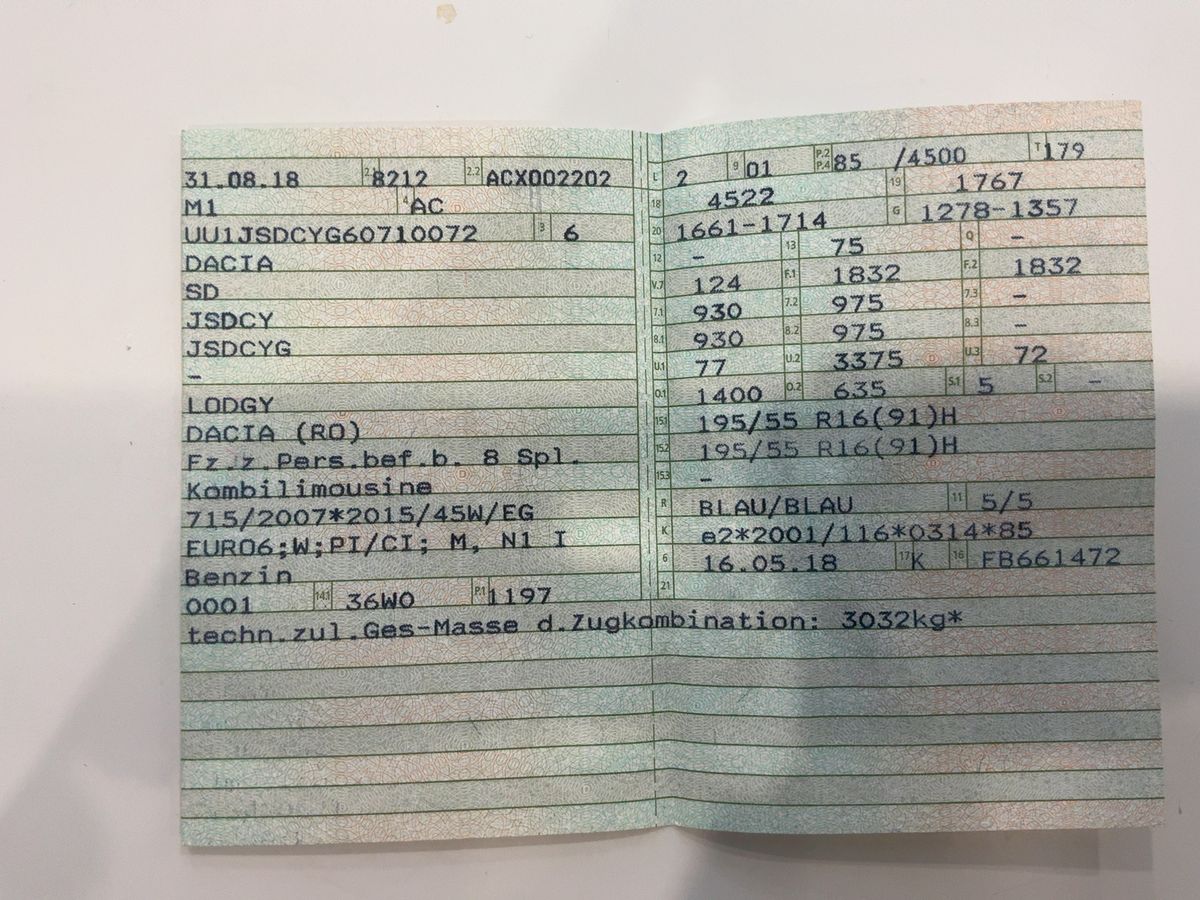 Dacia Lodgy d'occasion