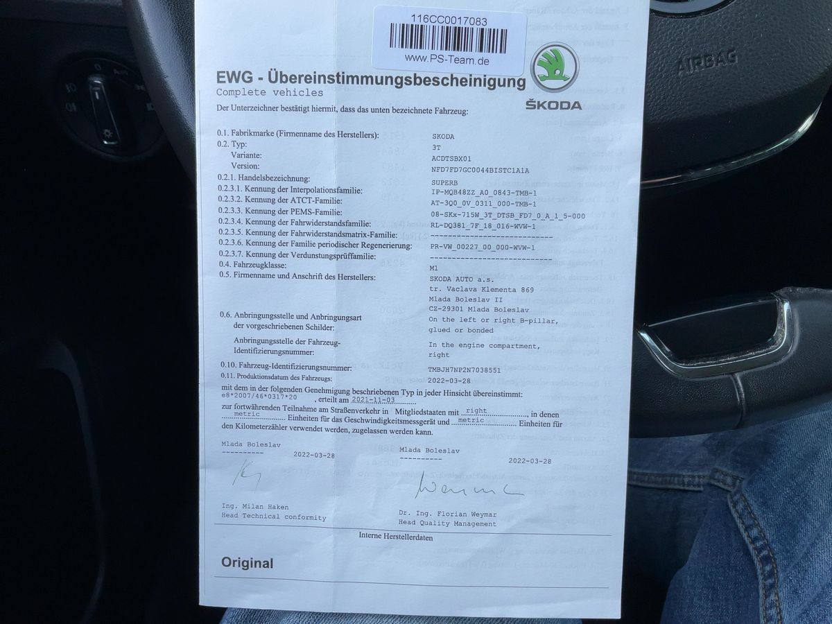 Skoda Superb d'occasion