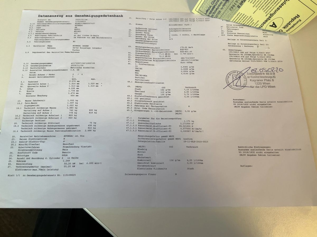 Hyundai i20 d'occasion