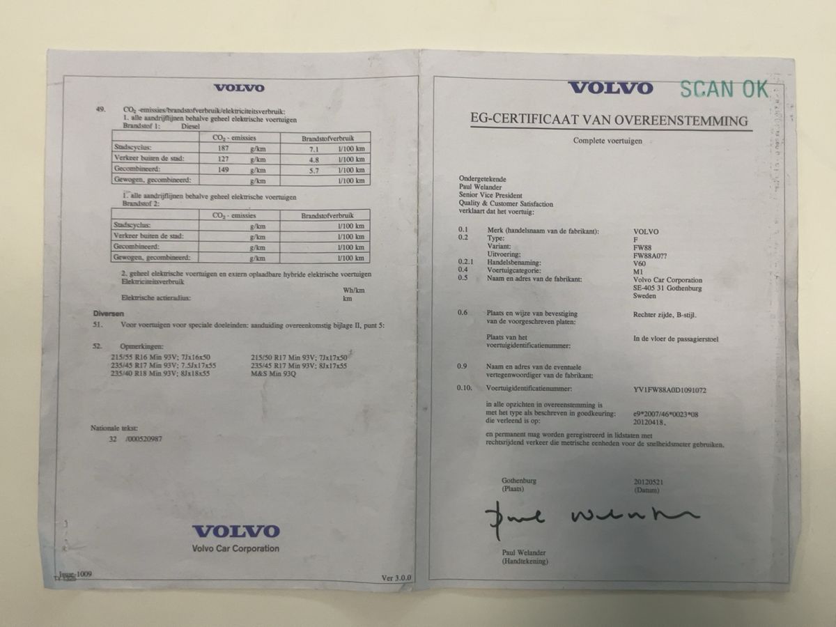 Volvo V60 d'occasion