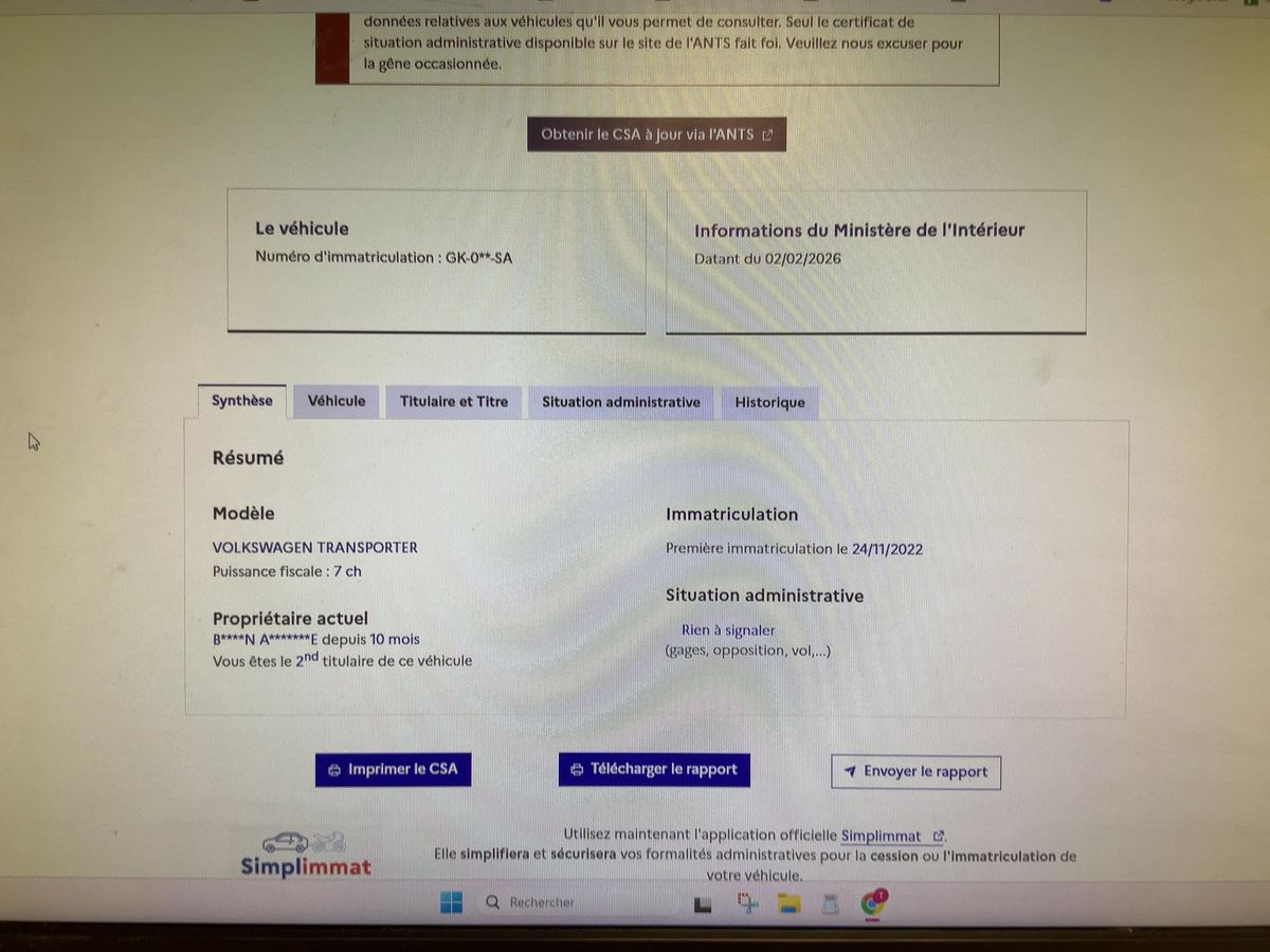 Volkswagen T6 d'occasion