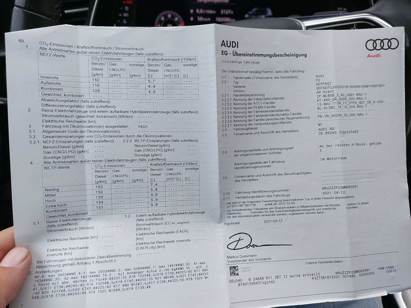Audi A6 40 TDI Mild-Hybrid quattro Sport — zdjęcie 16