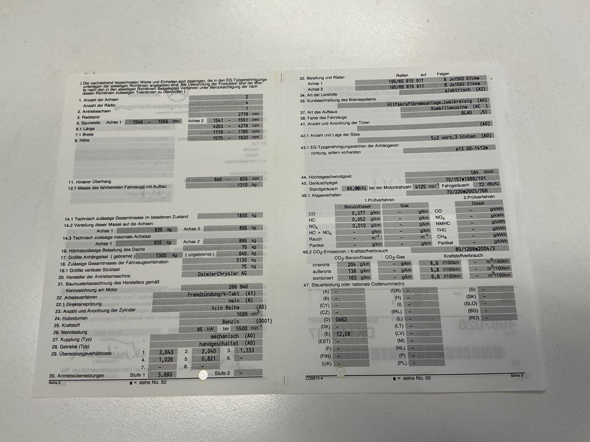 Mercedes-Benz B-Klasse B 170 Special Edition