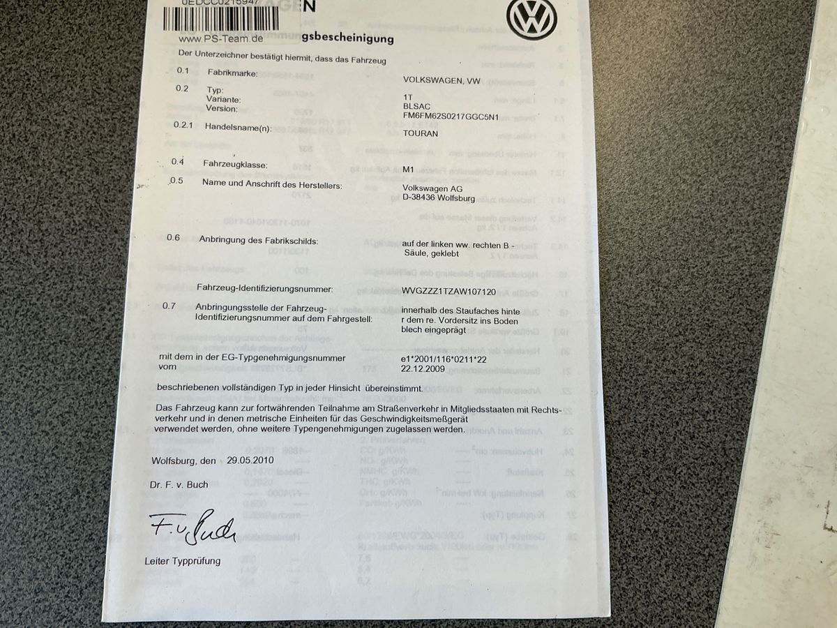 Volkswagen Touran 1.9 TDI CrossTouran