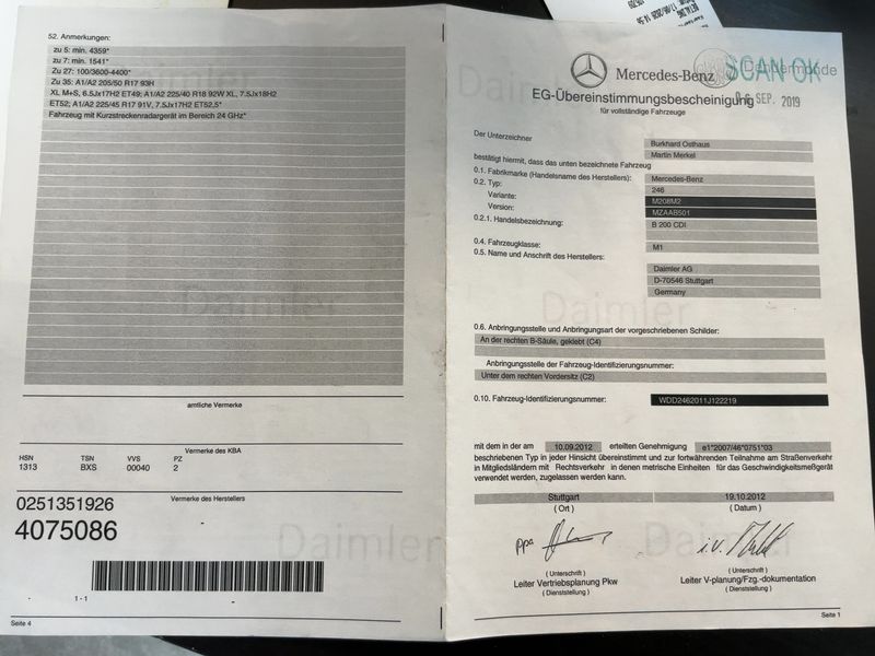 Mercedes-Benz B-Klasse B 200 CDI Standard 2012 – снимка 21