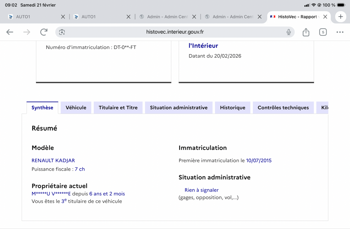 Renault Kadjar d'occasion