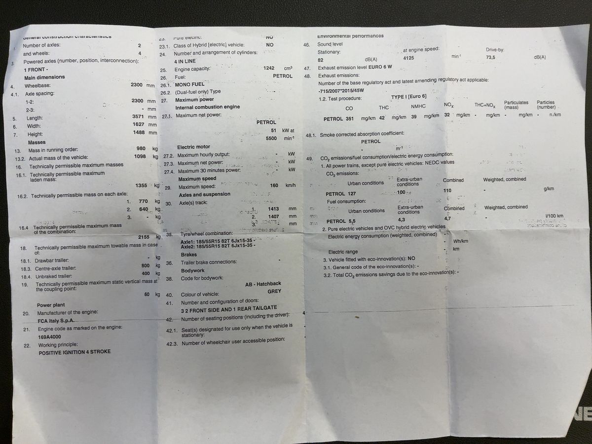 Fiat 500C 1.2 Lounge