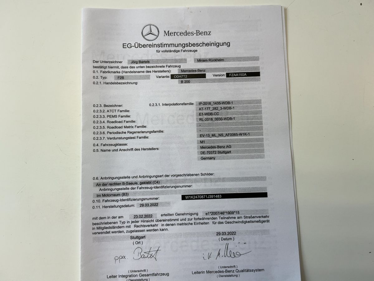 Mercedes-Benz B-Klasse d'occasion