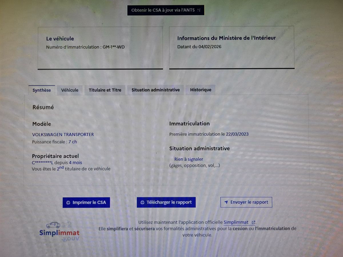 Volkswagen T6 d'occasion