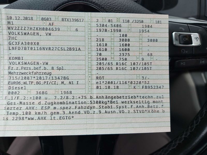 Volkswagen T6 Kombi 2.0 TDI lang — zdjęcie 14