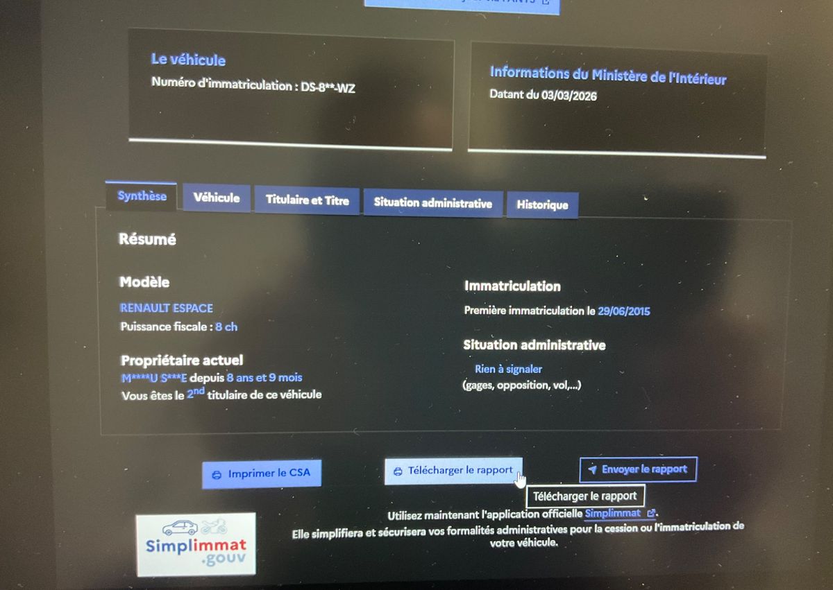 Renault Espace d'occasion