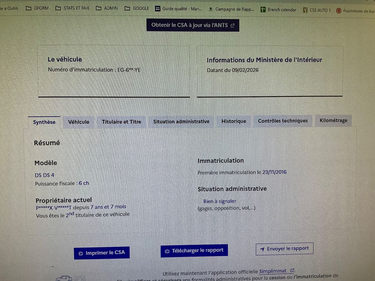 DS Automobiles d'occasion