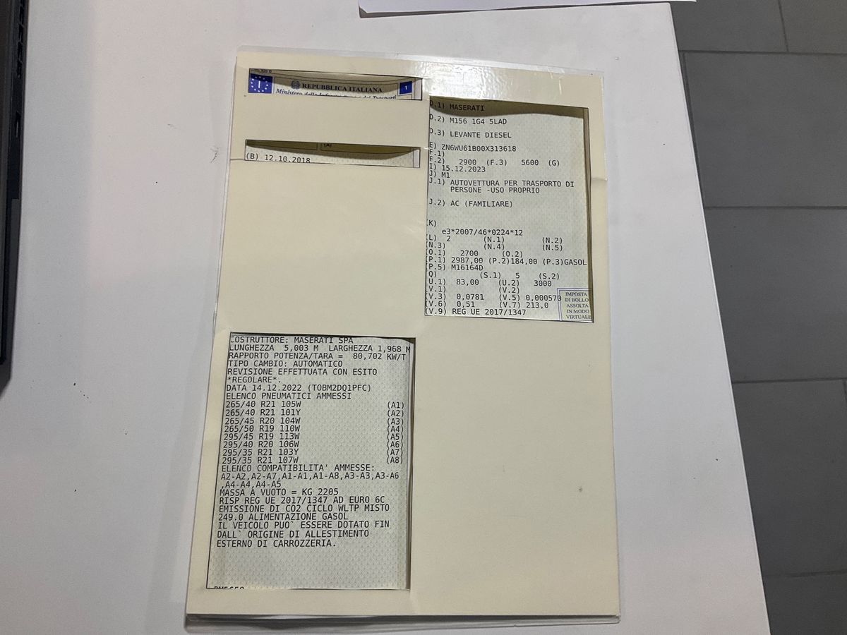 Maserati Levante 3.0 V6 Diesel GranSport