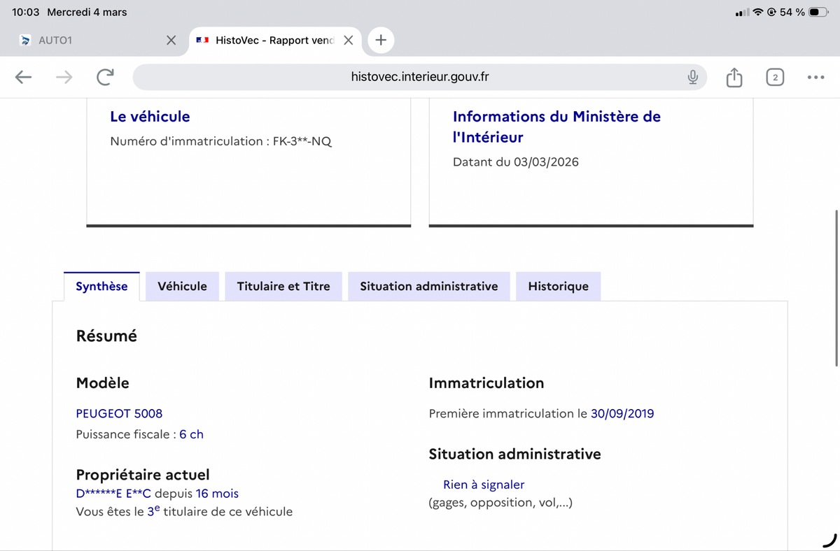 Peugeot 5008 d'occasion