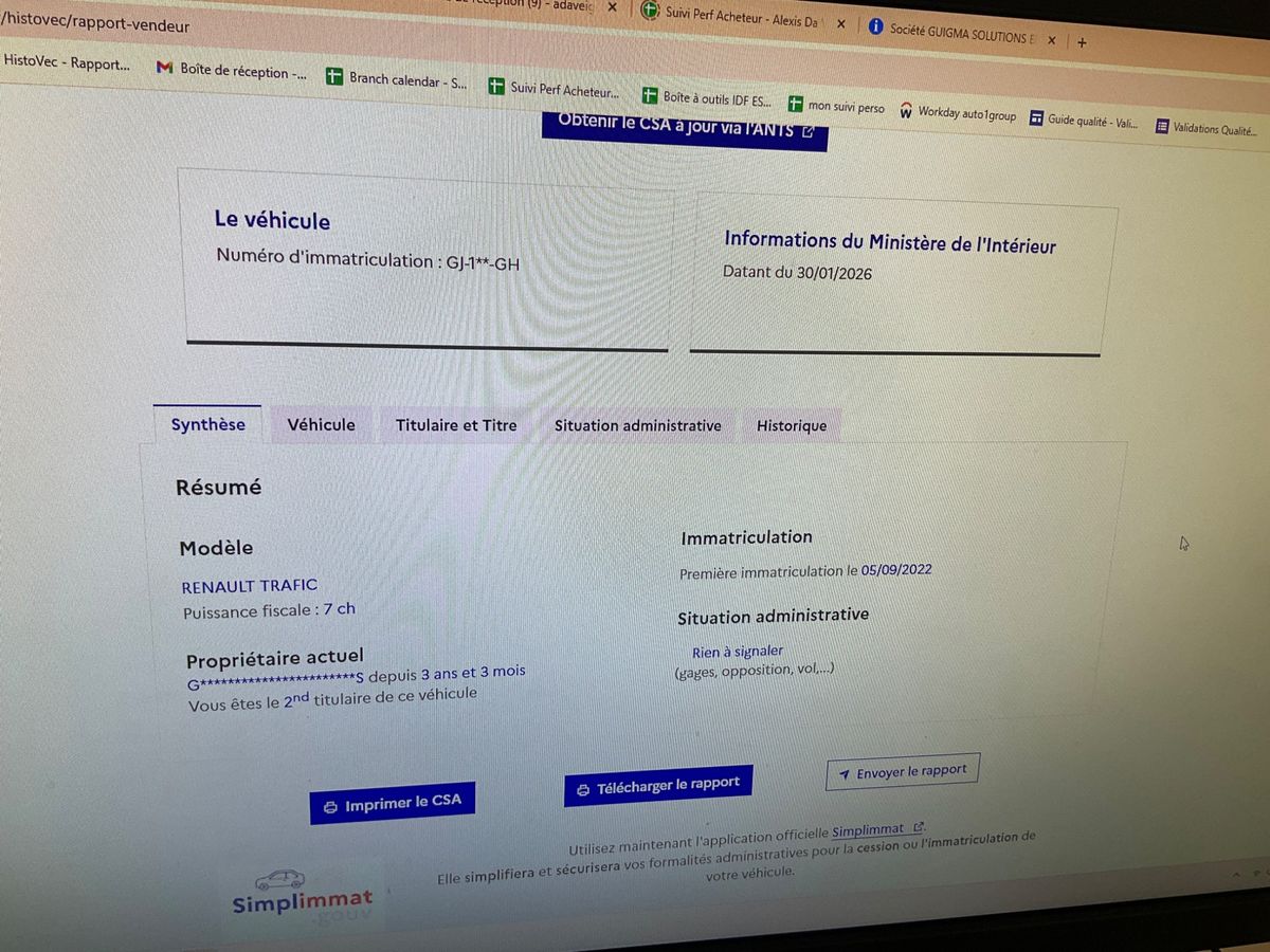 Renault Trafic d'occasion