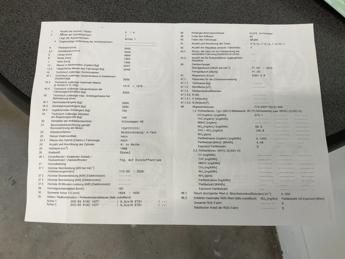 Volkswagen T6 Multivan 2.0 TDI Trendline